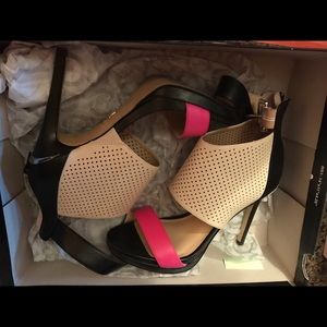 Juicy Couture open toe high heels